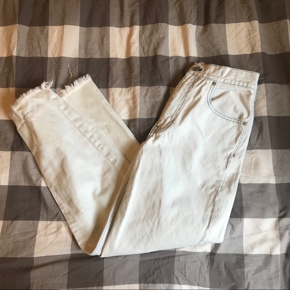 Madewell Tapered Wide-leg jeans